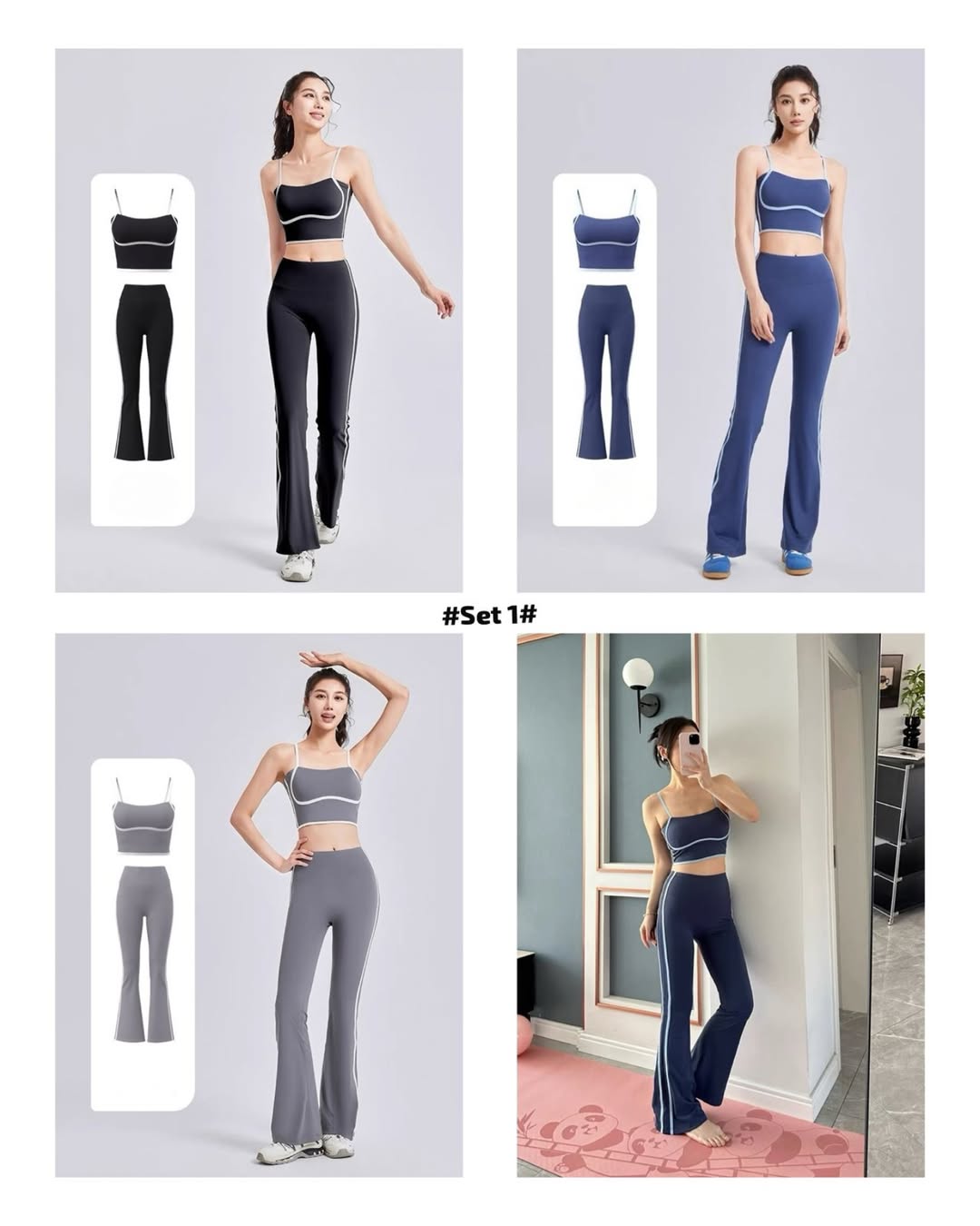 Set Crop Tube Top Set 1