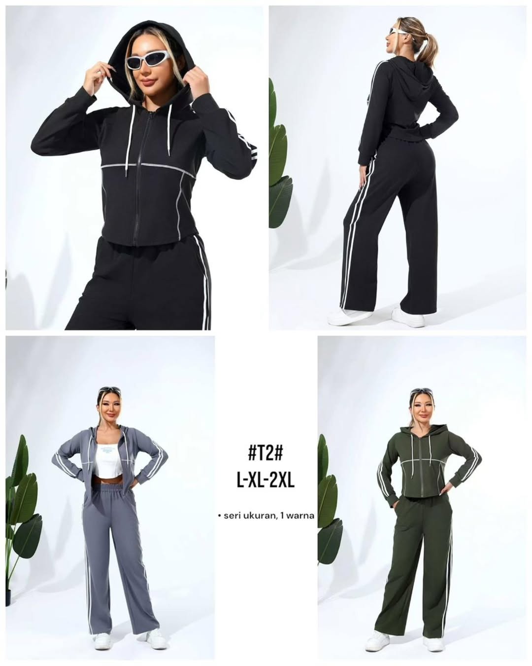 Setelan Jaket Cewek Sport Oversize STL-T2