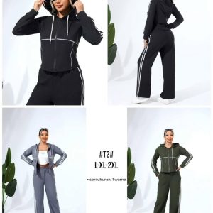 Setelan Jaket Cewek Sport STL-T2