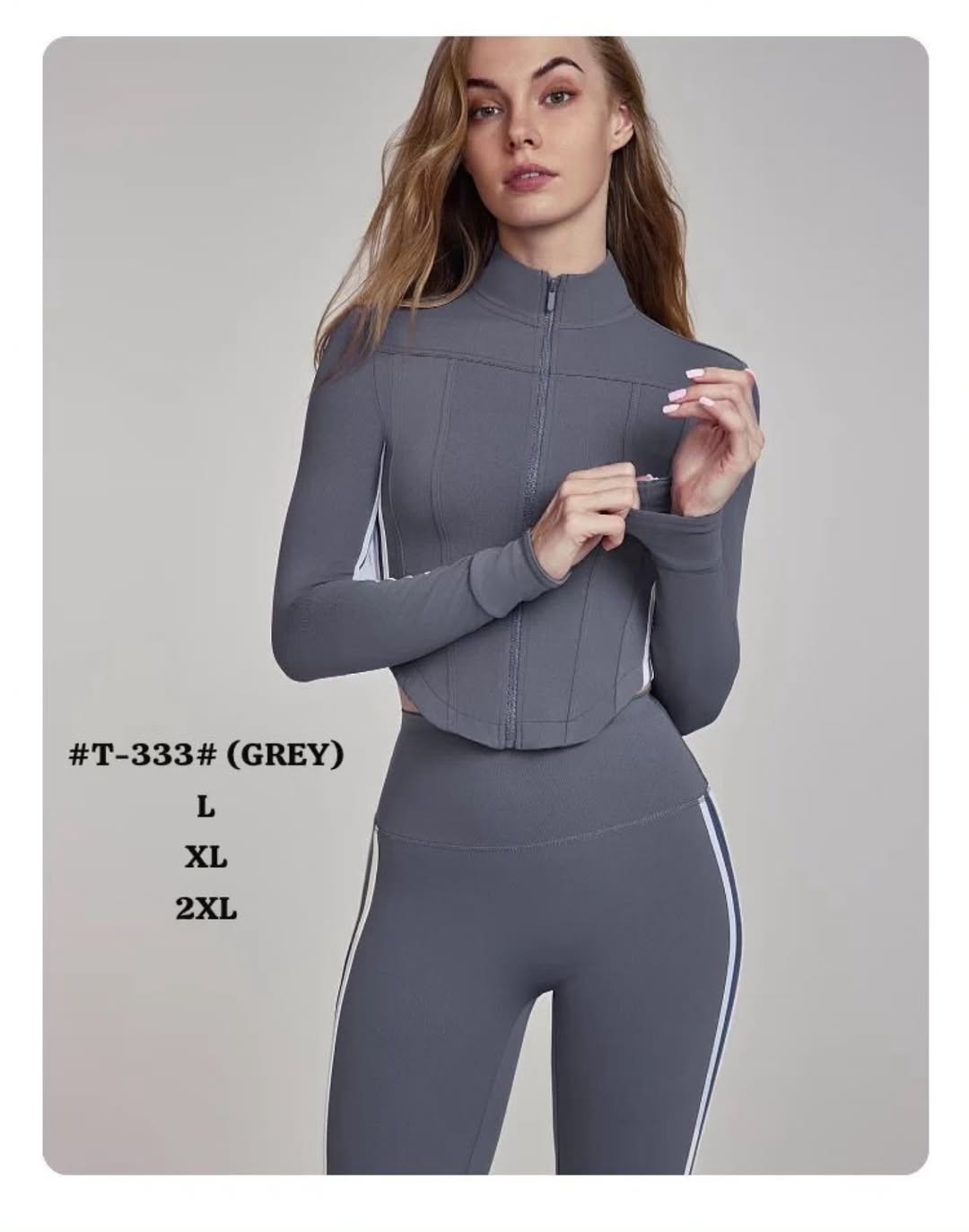 Setelan Sport Body Slim Celana Cutbray STL-T333