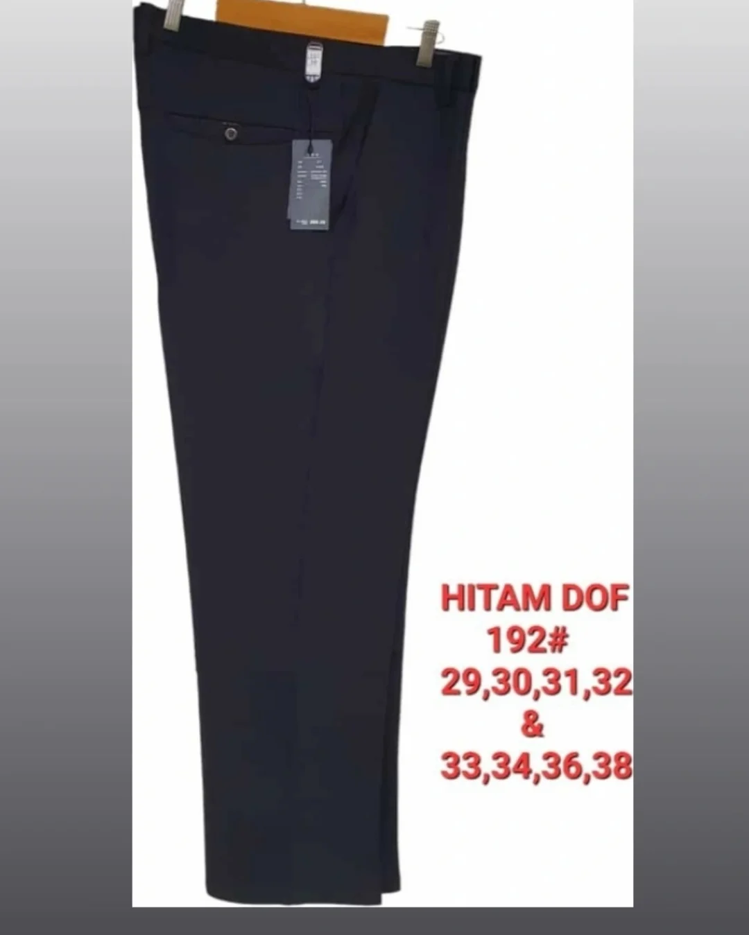 Celana pria bahan katun polyester 192