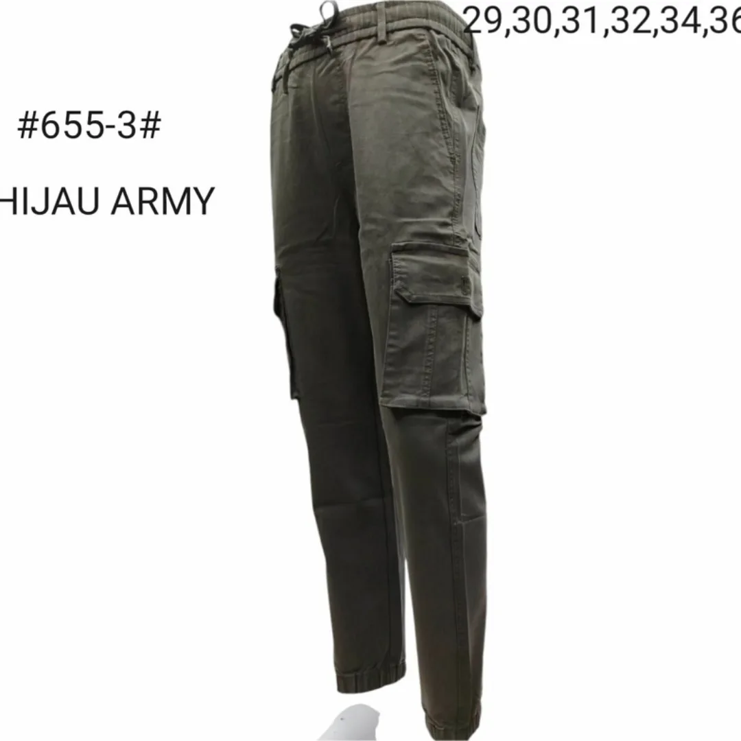 Celana pria bahan kanvas 656 js-0215 - Gambar 2