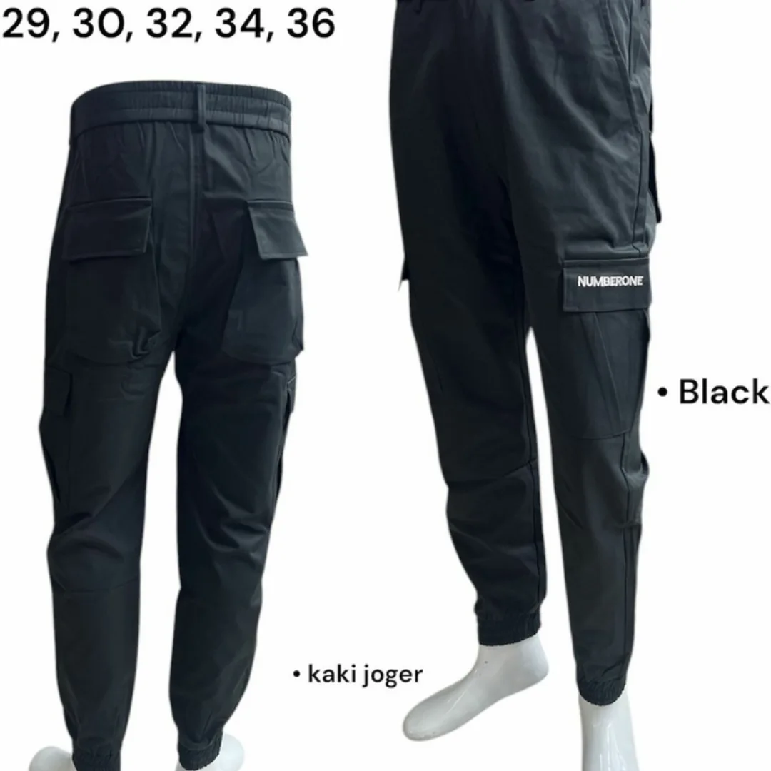 Celana pria bahan kanvas 656 js-0215 - Gambar 5
