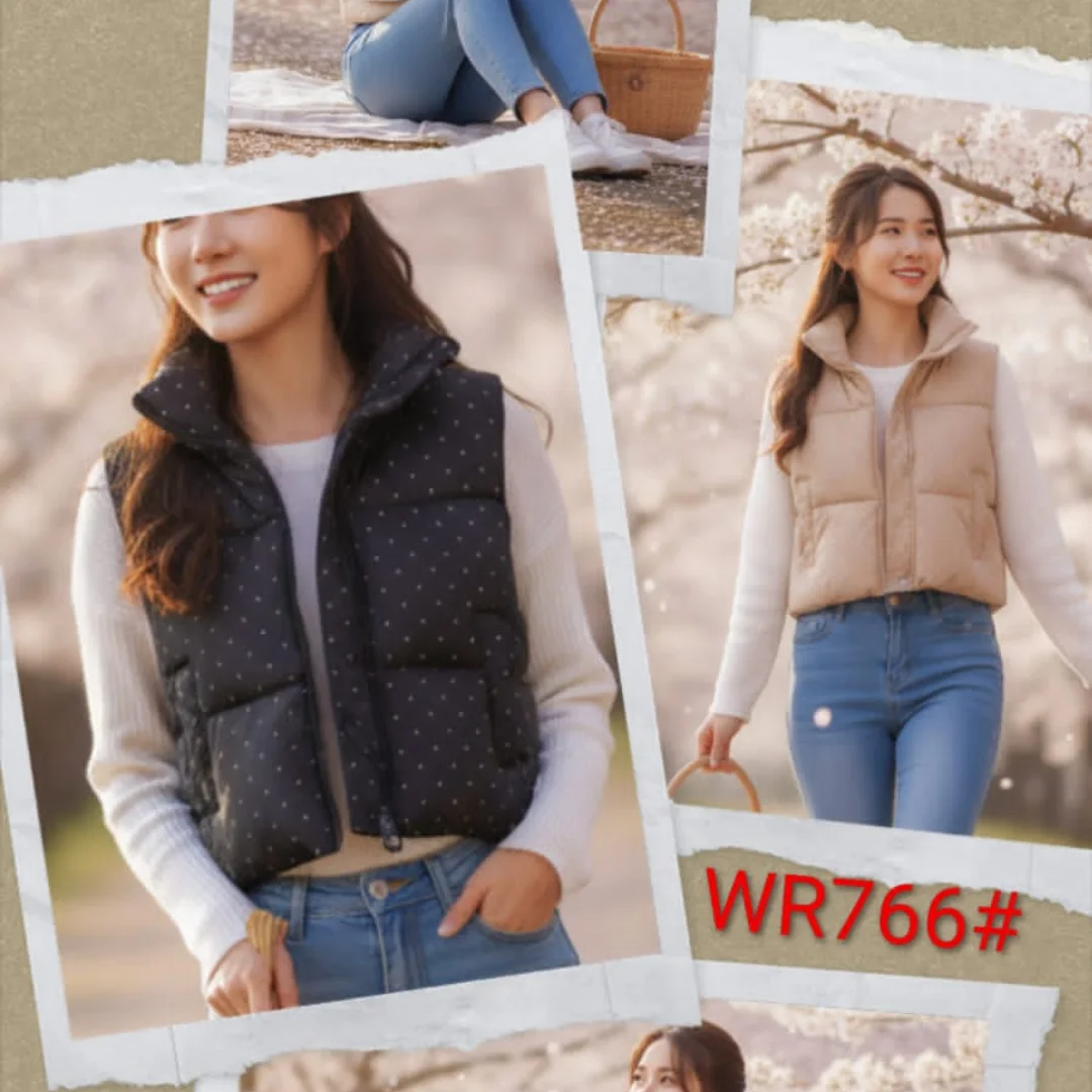 Jaket wanita bahan parasut kembung WR 766