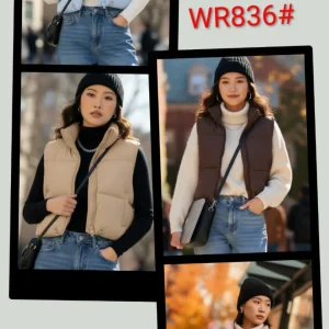 Jaket wanita bahan parasut kembung WR 836