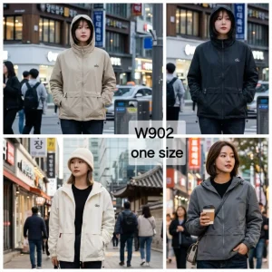 Jaket wanita bahan katun parasut A102