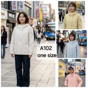 Jaket wanita bahan katun parasut A102