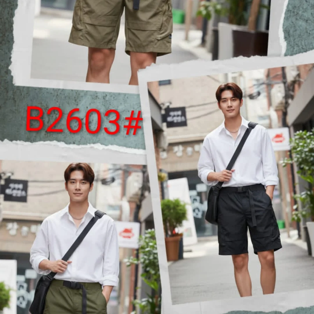 Celana pria bahan parasut B2601 B2603 B2605 - Gambar 2