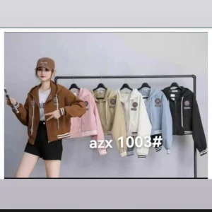 Jaket wanita bahan katun CROP 1003