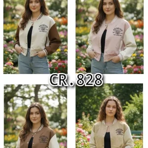 Jaket wanita bahan katun CROP 828