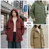 Jaket wanita kanvas dalam bulu 2855