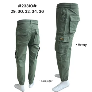 Celana pria bahan kanvas khusus warna 23310