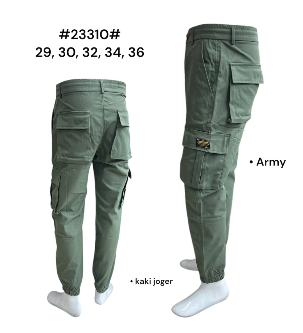 Celana pria bahan kanvas khusus warna 23310