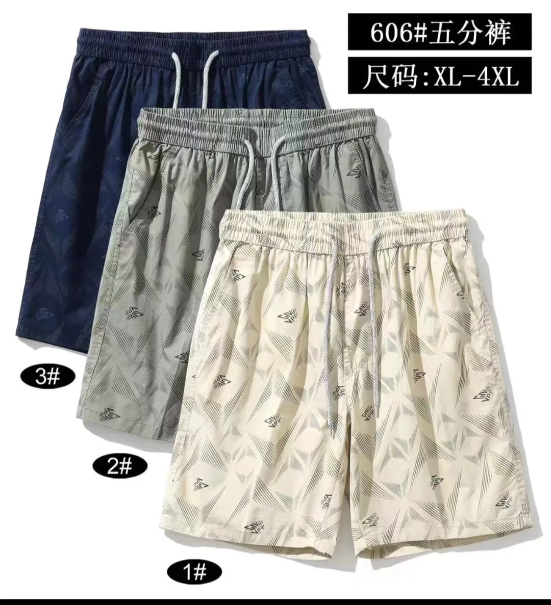 Celana pria bahan katun import motif M606