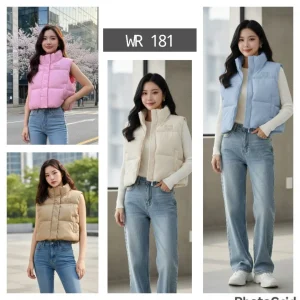 Jaket wanita bahan parasut WR 181