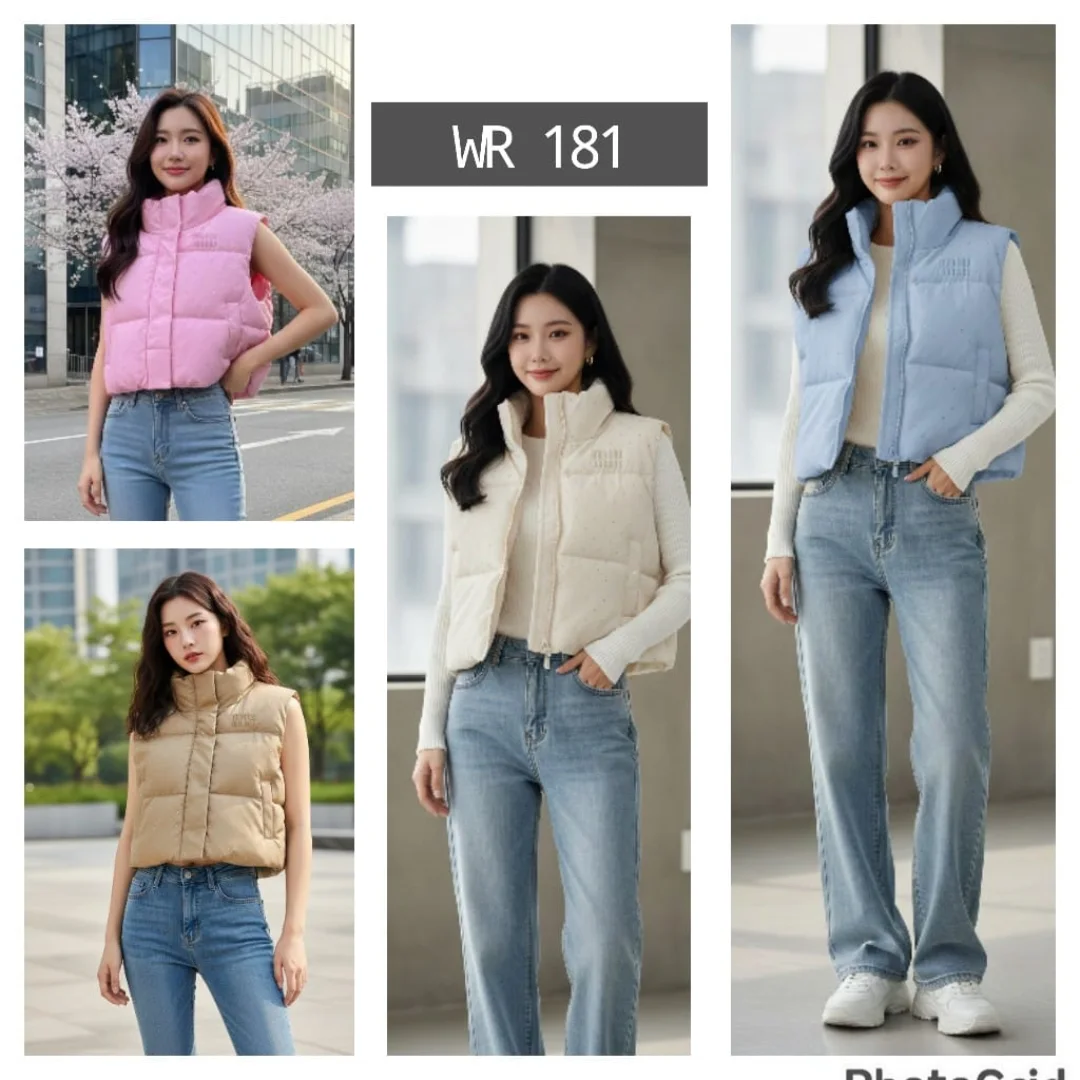 Jaket wanita bahan parasut WR 181