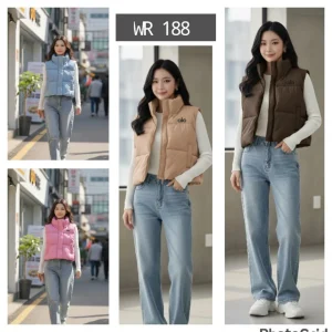 Jaket wanita bahan parasut WR 188