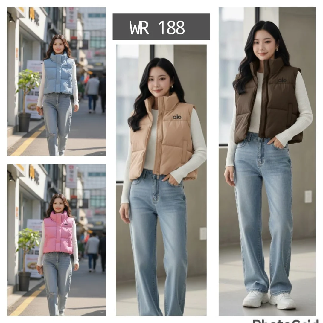 Jaket wanita bahan parasut WR 188
