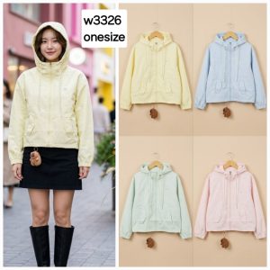 JAKET CEWE PARASUT KODE W3326